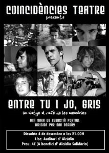 Cartell de l'obra 'Entre tu i jo, gris'