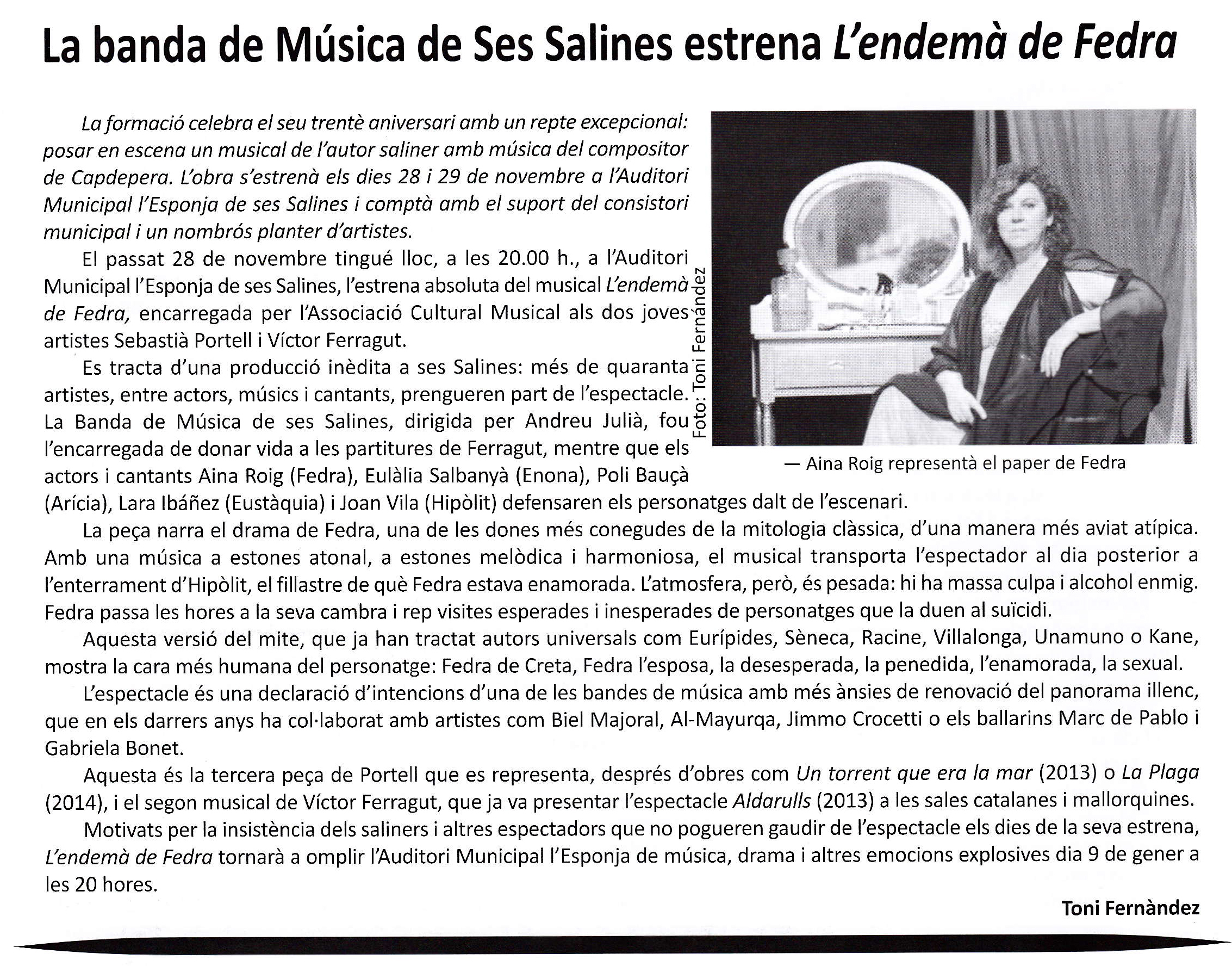 l'endemà de Fedra a Ressò