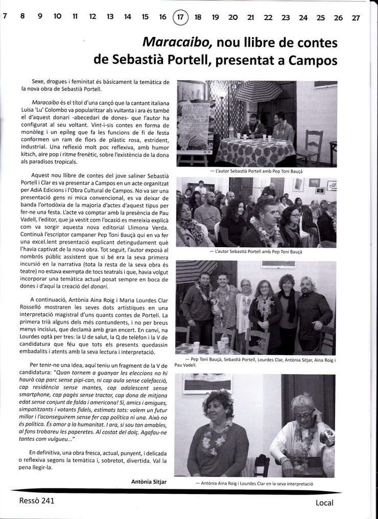 Ressò - presentació Maracaibo